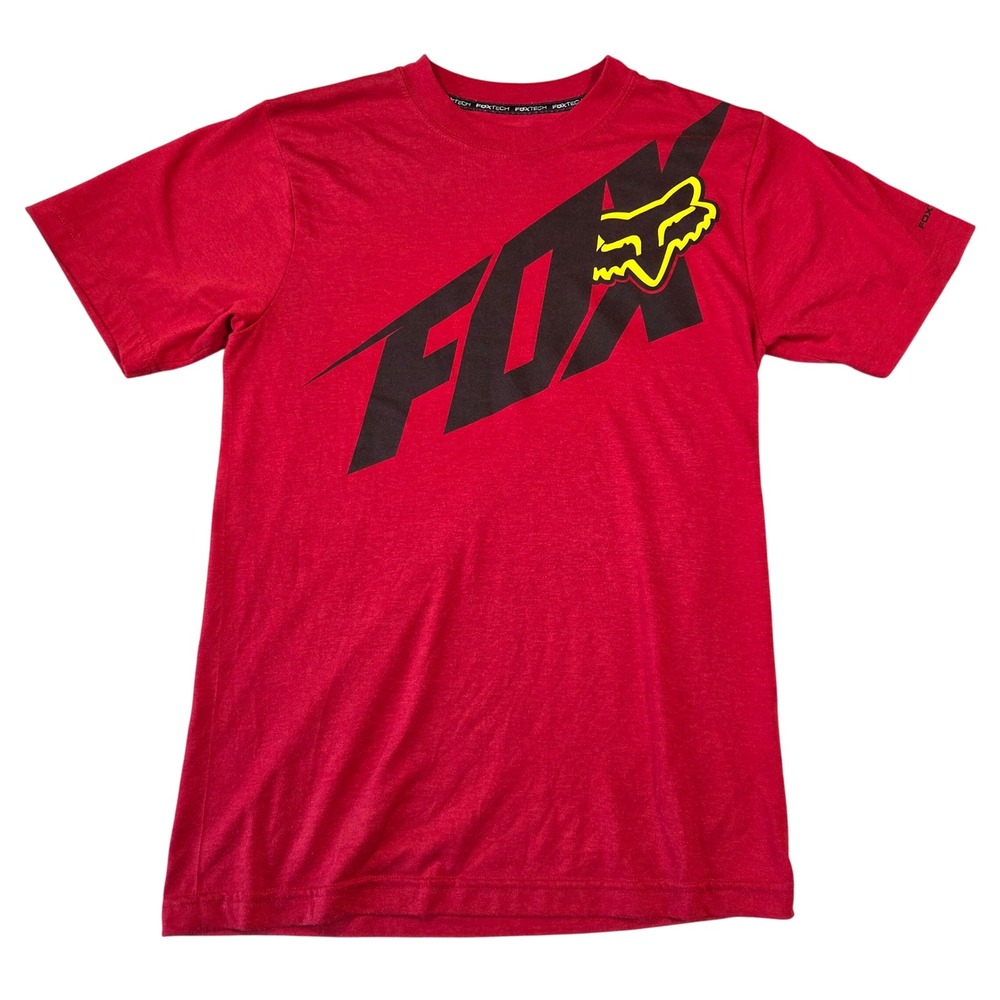 Vtg Fox Racing Shirt Mens S‎ Y2k 2000s Motocross Streetwear Chunky Punk Grunge
